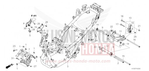 CARROSSERIE DE CHASSIS NSS350AM de 2021